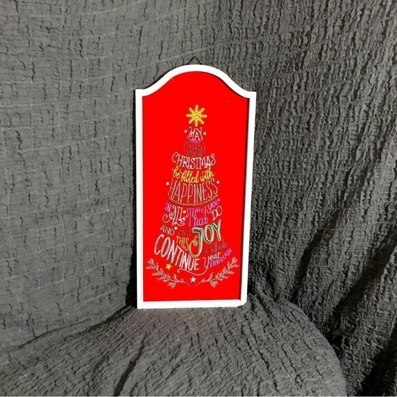 NWOT Christmas Phrase Wall Decor - Picture 1 of 7